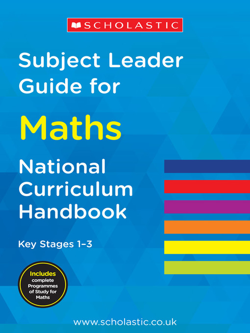 Title details for Subject Leader Guide for Maths by Scholastic - Available